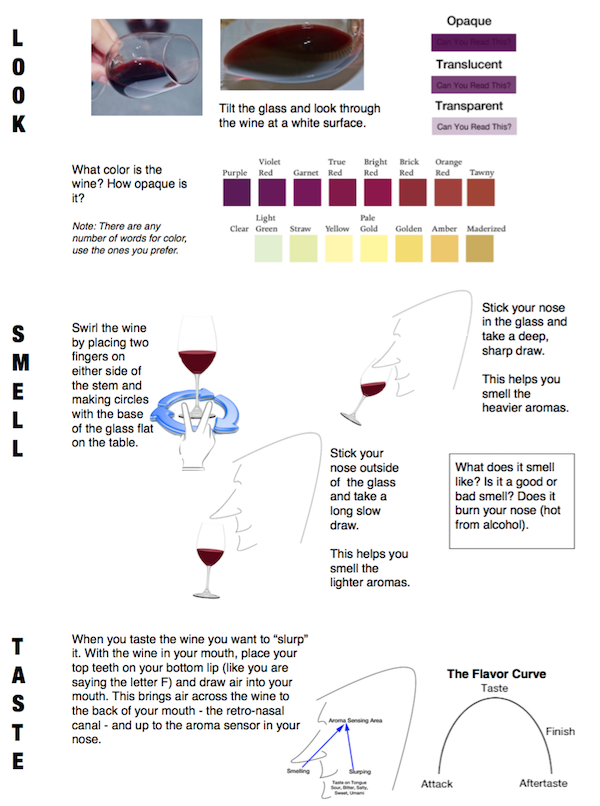 How to taste wine